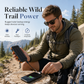 Waterproof Outdoor Solar Power Bank with Compass Large Capacity Portable