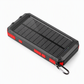 Waterproof Outdoor Solar Power Bank with Compass Large Capacity Portable