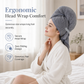 🧖‍♀️🔥 50% OFF! Coral Fleece Hair Drying Towel for Women 60x100cm – Pineapple Grid Weave, Super Absorbent, Quick-Dry Head Wrap Turban with Button & Loop, Soft Non-Slip Design for Wet Hair, Gym, Shower & Overnight Care ✨