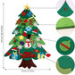 🎄🔥 Christmas Promotion 50% OFF! DIY Felt Christmas Tree Set – No-Glue, No-Mess, Reusable Toddler-Friendly Felt Pieces, Includes Star, Ornaments & Gift Tags, Perfect Family Craft & Wall Decor ✨