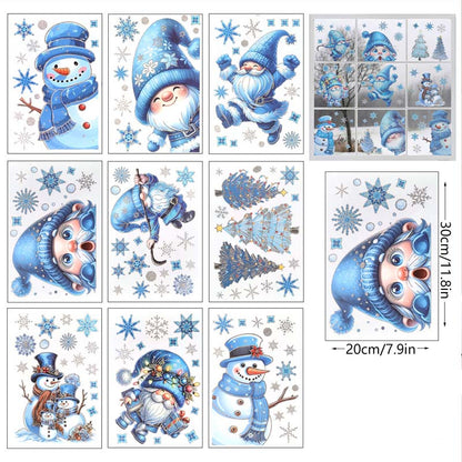 🎄 50% OFF – Christmas Glitter Window Stickers