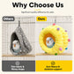 🐦🔥 50% OFF! Soft Comfortable Hanging Bird Bed – Plush Warm Nesting Pouch, Secure Hooks, Machine-Washable Fabric, Cozy Sleep Hut for Parrots, Budgies, Finches & Small Pets, Cage-Hanging Relaxing Shelter 🛏️