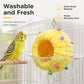 🐦🔥 50% OFF! Soft Comfortable Hanging Bird Bed – Plush Warm Nesting Pouch, Secure Hooks, Machine-Washable Fabric, Cozy Sleep Hut for Parrots, Budgies, Finches & Small Pets, Cage-Hanging Relaxing Shelter 🛏️
