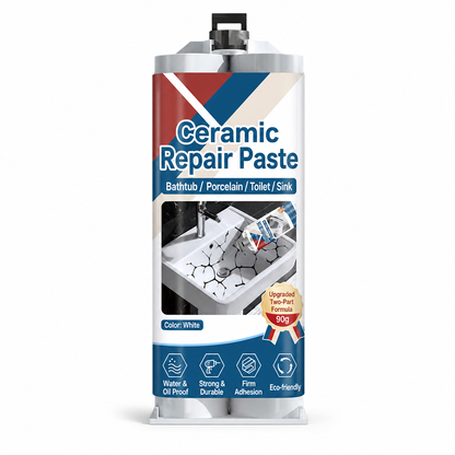 🧱 Time-Limited 50% OFF ✨ Ceramic Tile Repair Paste — Quick-Dry, Waterproof Epoxy 🛠️