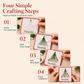 🎄 LIMITED-TIME 50% OFF ✨ DIY Christmas Greeting Card Making Kit — Pre-Drawn Stitching Paths 🧵